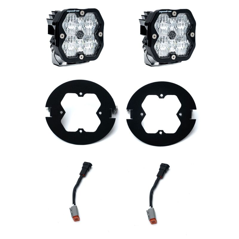 Toyota Tacoma Squadron Sport Lights - Baja Designs - Squadron 2.0 Sport FPK - Clear - `05-`11